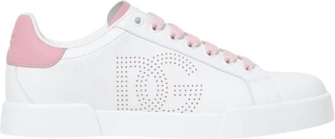 Dolce & Gabbana Portofino Sneakers met Geperforeerd Logo - Foto 4