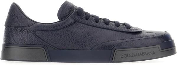 Dolce & Gabbana Portofino Yatch Blauw Kalfsleren Sneakers Blue Heren - Foto 2