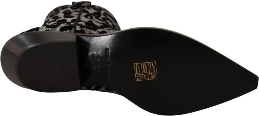 Dolce & Gabbana Elegante halverwege de kuit laarzen met luipaardprint - Foto 5