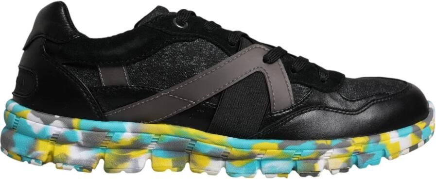 Dolce & Gabbana Zwarte Logo Lage Sneakers