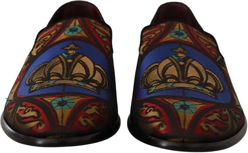 Dolce & Gabbana Crown Slippers Loafers