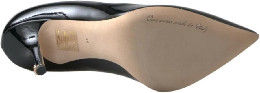 Dolce & Gabbana Prachtige Zwarte Leren Hoge Hakken Black Dames - Foto 3