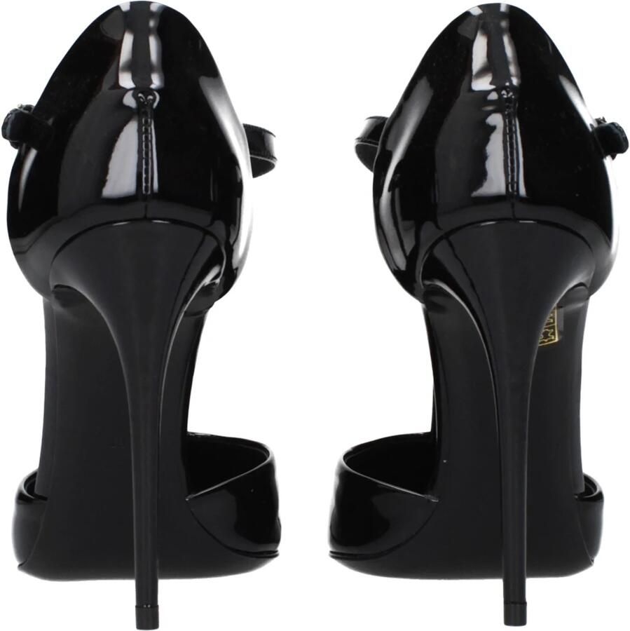 Dolce & Gabbana Puntige Neus Leren Pumps met Stiletto Hakken Black Dames