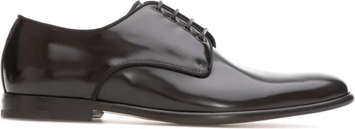 Dolce & Gabbana Zwarte platte schoenen Derby Antik Black Heren - Foto 6