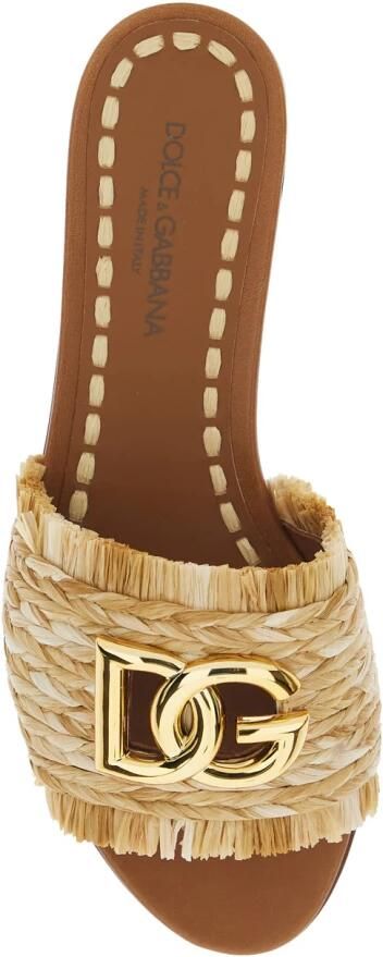 Dolce & Gabbana Raffia Braided Slipper - Foto 2