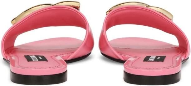 Dolce & Gabbana Instap Sandalen met Ronde Openeus Pink Dames - Foto 3