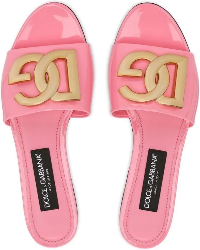 Dolce & Gabbana Instap Sandalen met Ronde Openeus Pink Dames - Foto 2
