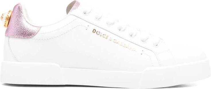 Dolce & Gabbana Roze Sneakers voor Vrouwen