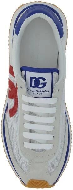 Dolce & Gabbana Sneakers met Suède Details en Verlengde Neus White Heren - Foto 2