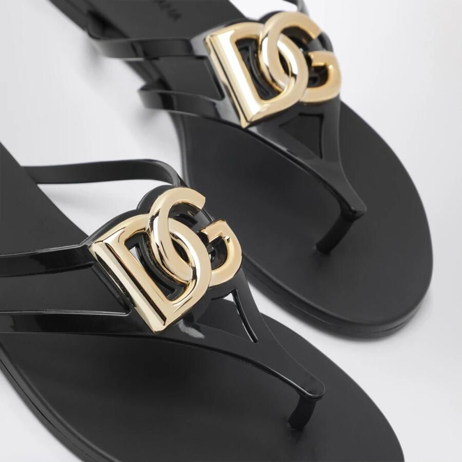 Dolce & Gabbana Rubber Strand Slippers met Logo - Foto 2