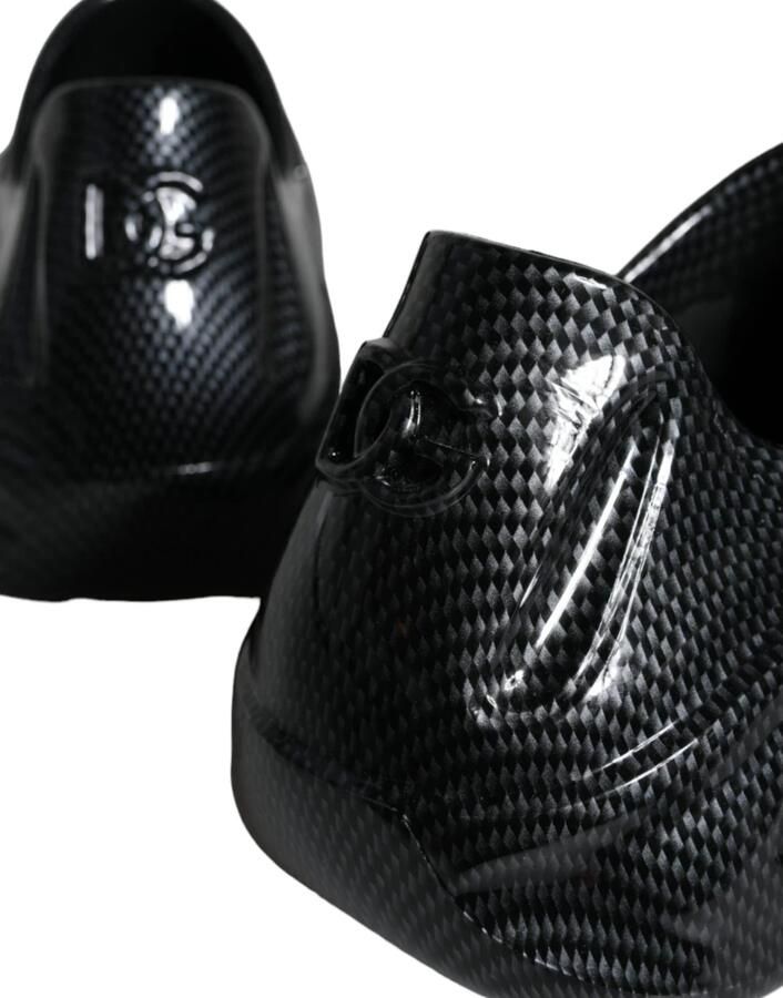 Dolce & Gabbana Portofino SlipOn Sneaker Carbon Fiber Design Black - Foto 2