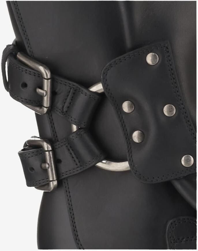 Dolce & Gabbana Rubberen en kalfsleren enkelboots - Foto 2