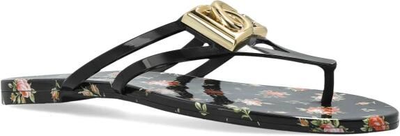 Dolce & Gabbana Rubberen slippers met logo - Foto 5