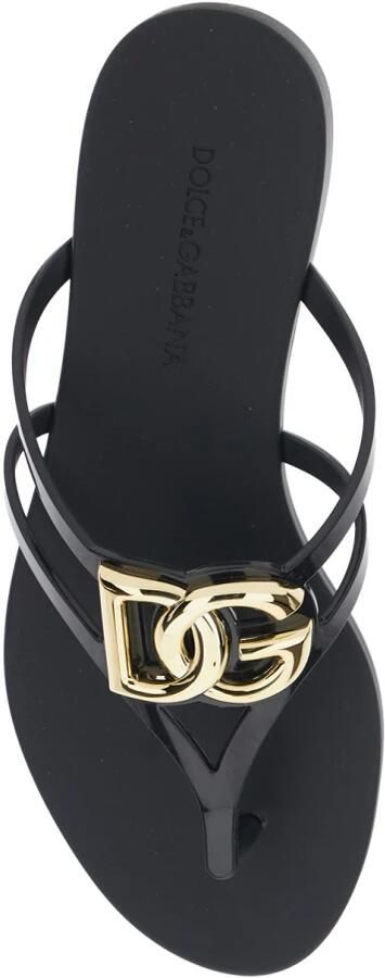 Dolce & Gabbana Rubberen strandslippers met logo - Foto 2