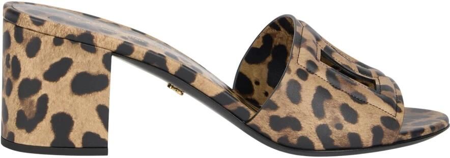 Dolce & Gabbana Leo-print Kalfsleren Mules - Foto 6