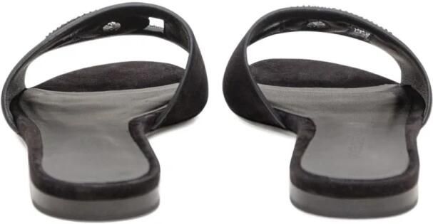 Dolce & Gabbana Suede Slippers met Kristallen - Foto 2