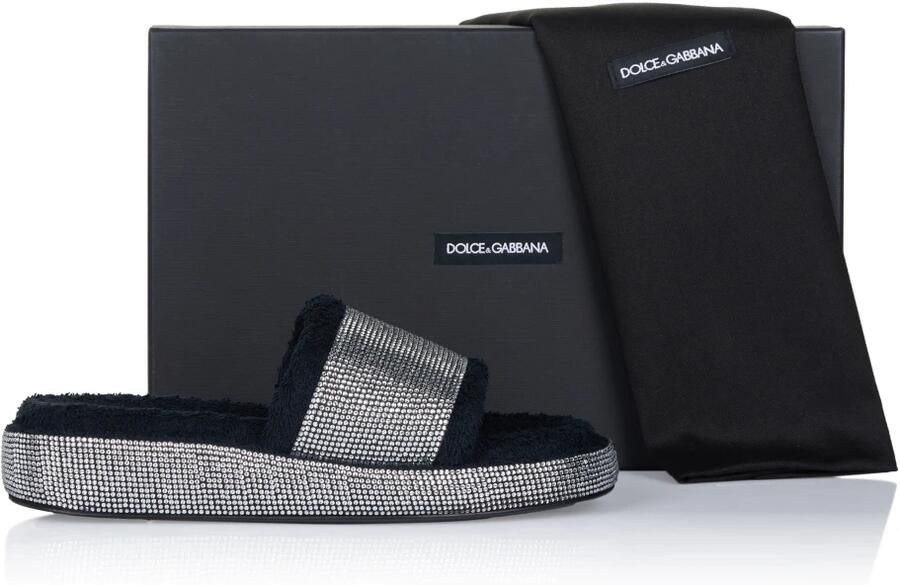 Dolce & Gabbana Sandalen met kristallen versiering Zwart Dames