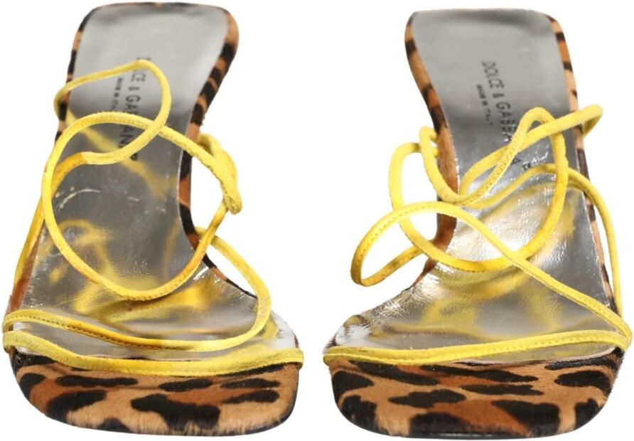 Dolce & Gabbana Sandalen met blokhak - Foto 3