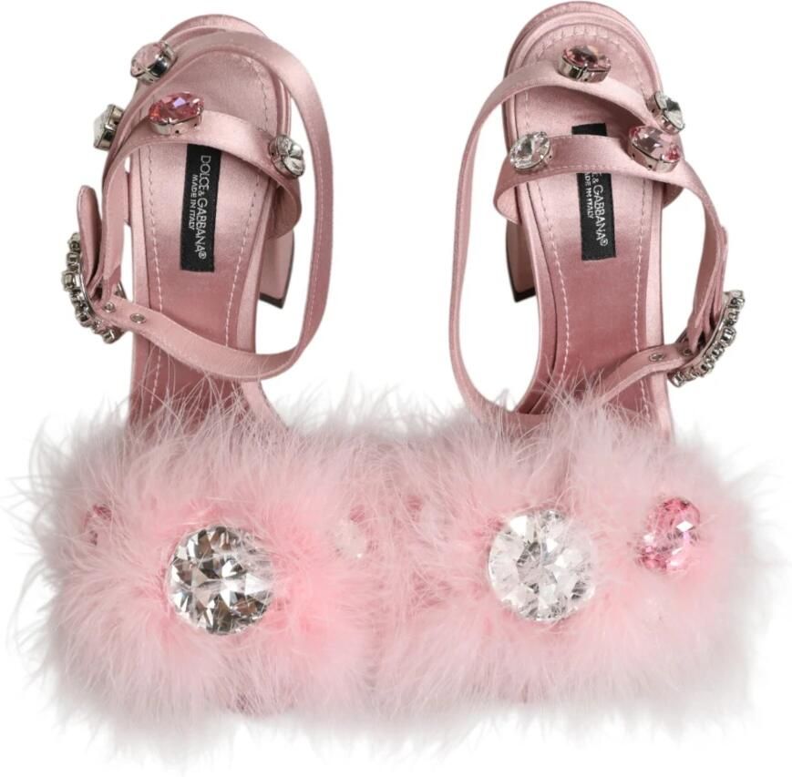 Dolce & Gabbana Sandalen met pailletten en enkelbandje - Foto 2