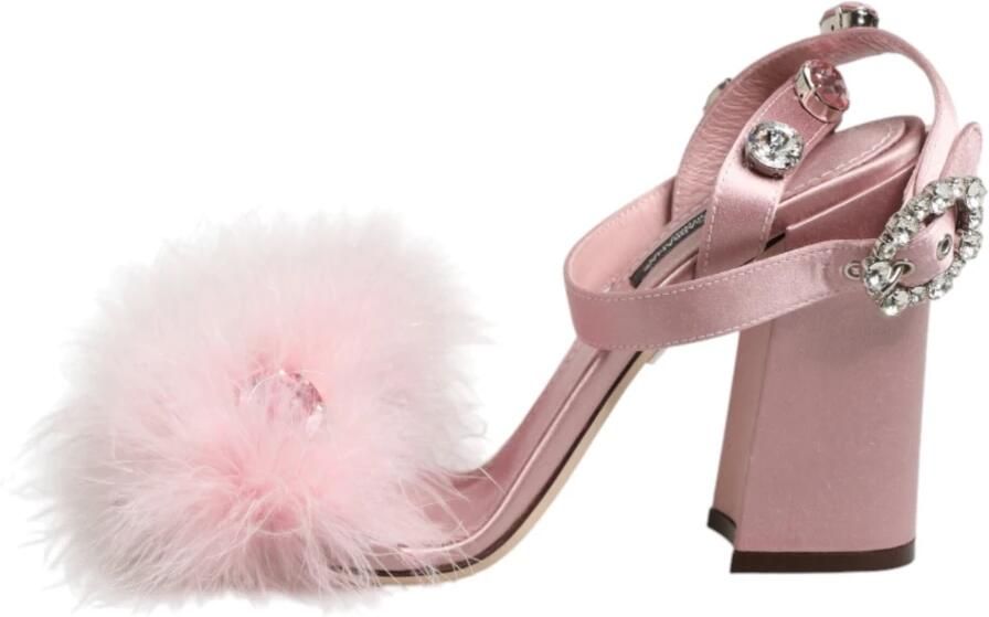Dolce & Gabbana Sandalen met pailletten en enkelbandje - Foto 5