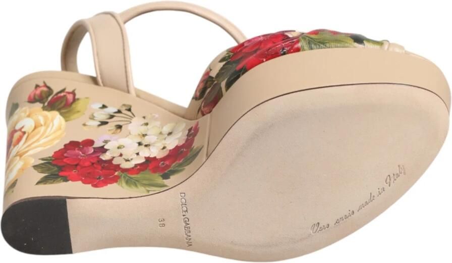 Dolce & Gabbana Sandalen met sleehak - Foto 2