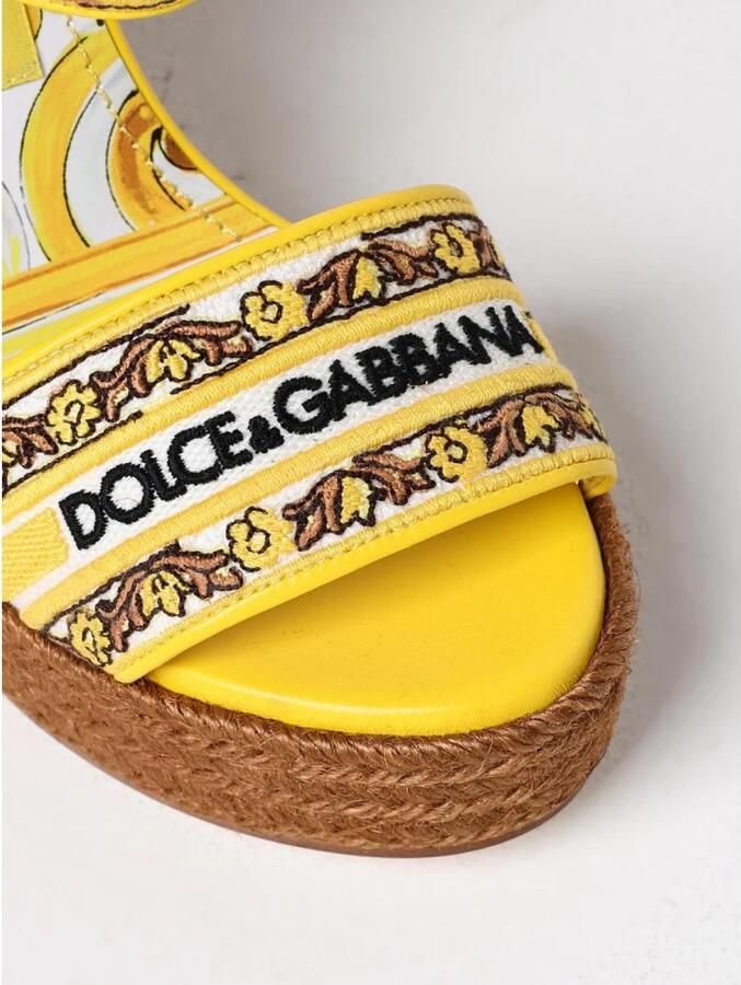 Dolce & Gabbana Sandalen met sleehakplatform
