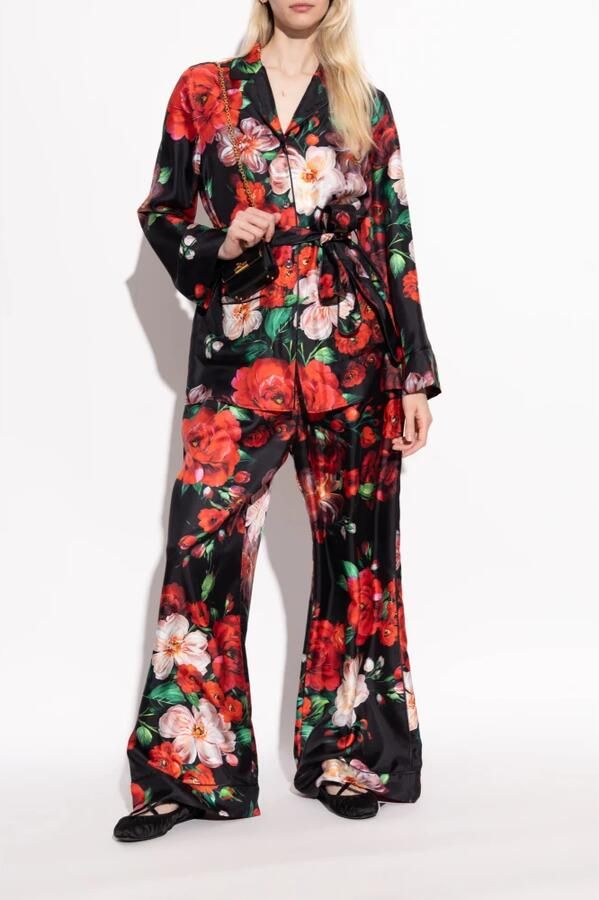 Dolce & Gabbana Satijnen Ballerina`s - Foto 3