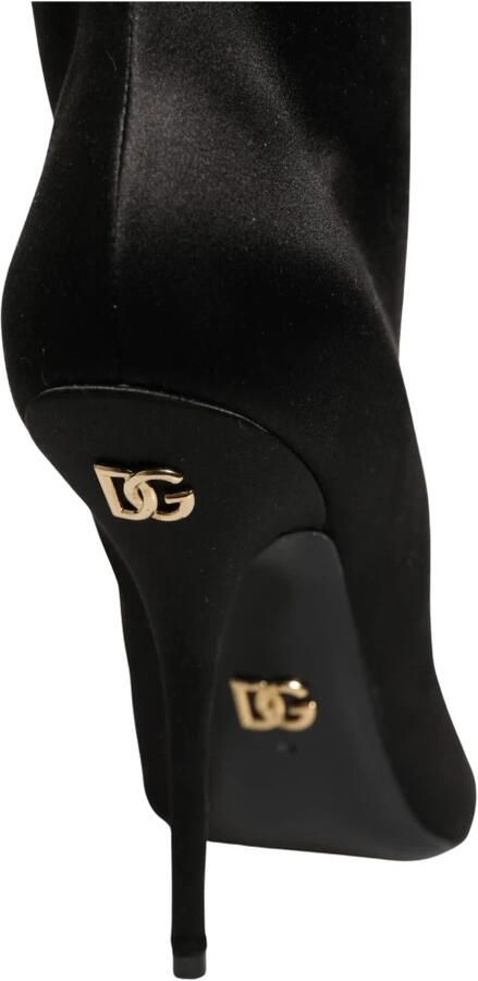 Dolce & Gabbana Satijnen Hoge Laarzen - Foto 2