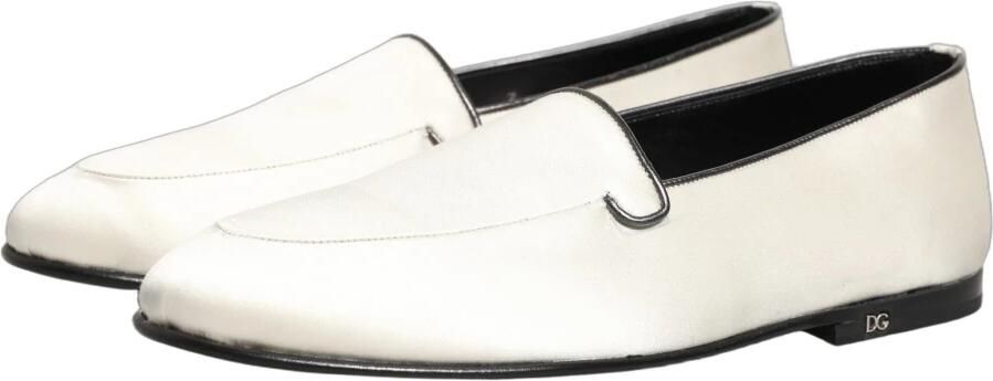 Dolce & Gabbana Satijnen Logo Slip-On Ballerina's - Foto 5