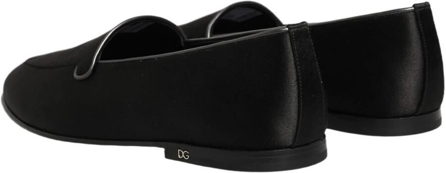 Dolce & Gabbana Satijnen Logo Slip-On Loafers - Foto 3