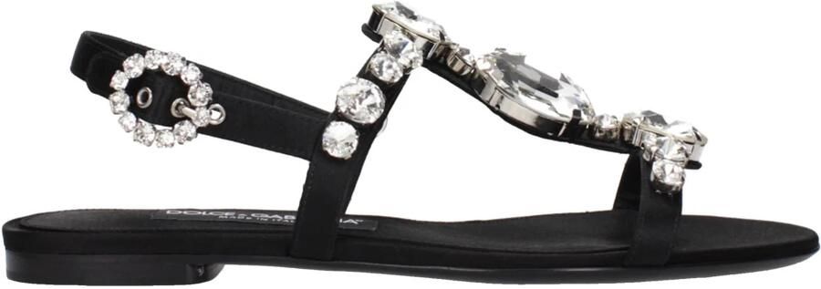 Dolce & Gabbana Zwarte Sandalen voor Vrouwen Zomerstijl