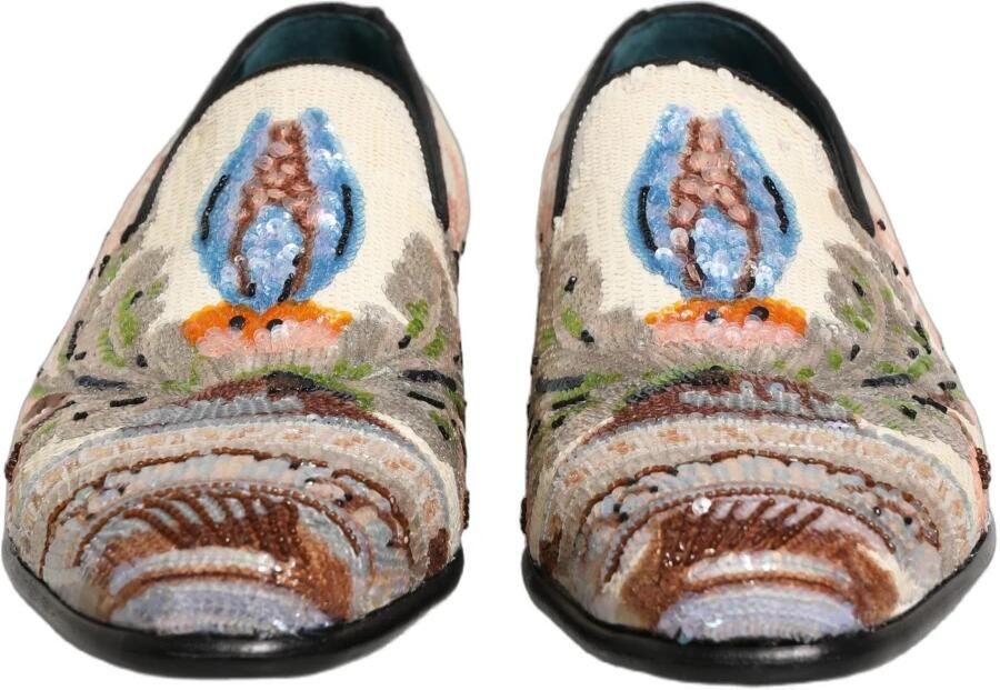 Dolce & Gabbana Sequin Embroidered Loafers - Foto 2
