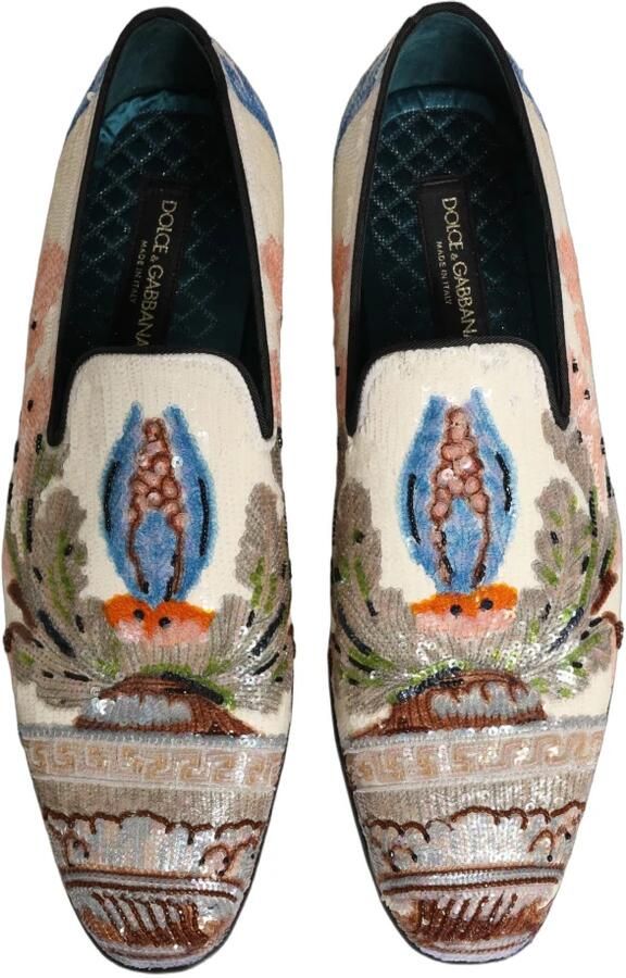 Dolce & Gabbana Sequin Embroidered Loafers - Foto 3