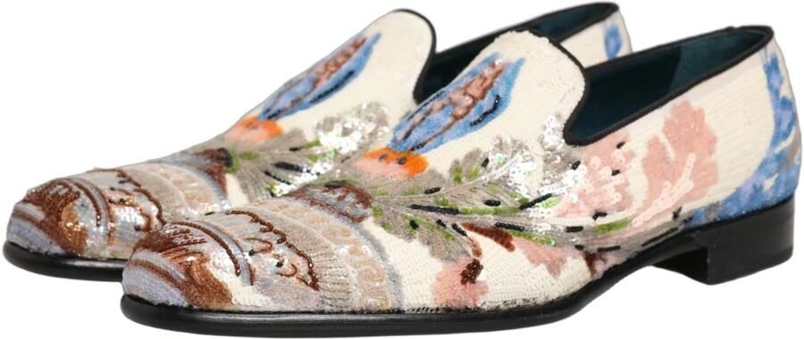 Dolce & Gabbana Sequin Embroidered Loafers - Foto 5