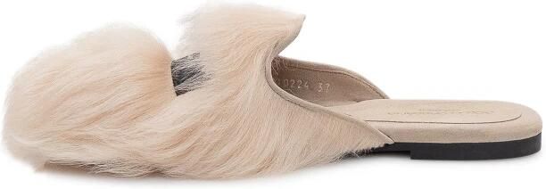 Dolce & Gabbana Shearling en Suède Slippers - Foto 2