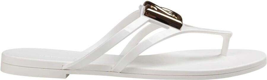 Dolce & Gabbana Slide Beachwear in Rubber with Logo