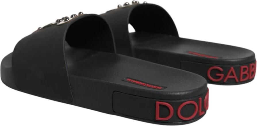 Dolce & Gabbana Pool Slides Cartoon Print - Foto 3
