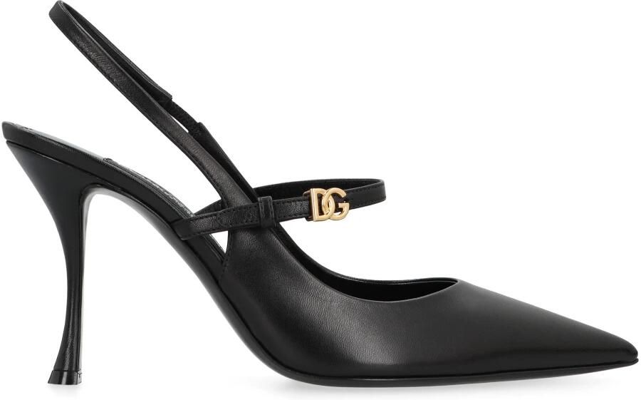 Dolce & Gabbana Zwarte platte schoenen Elegante stijl - Foto 3