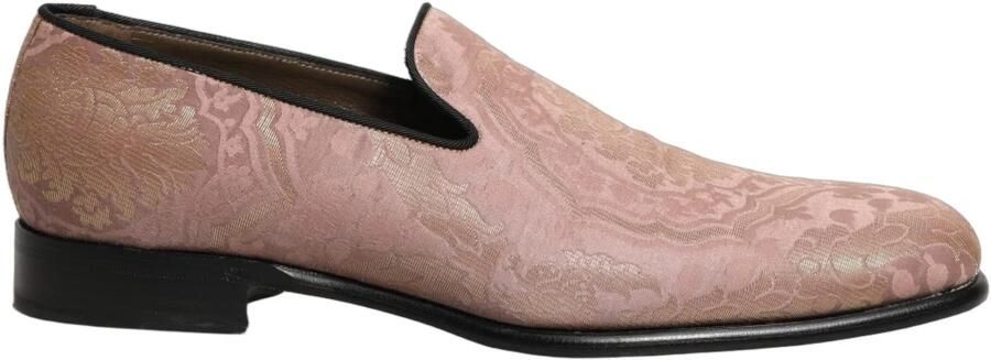 Dolce & Gabbana Slip On Brocade Dress Loafers