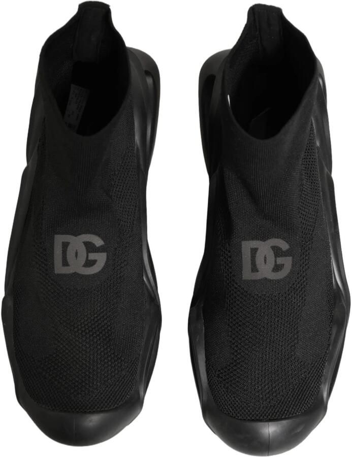 Dolce & Gabbana Slip On Wave Socks Sneakers - Foto 3