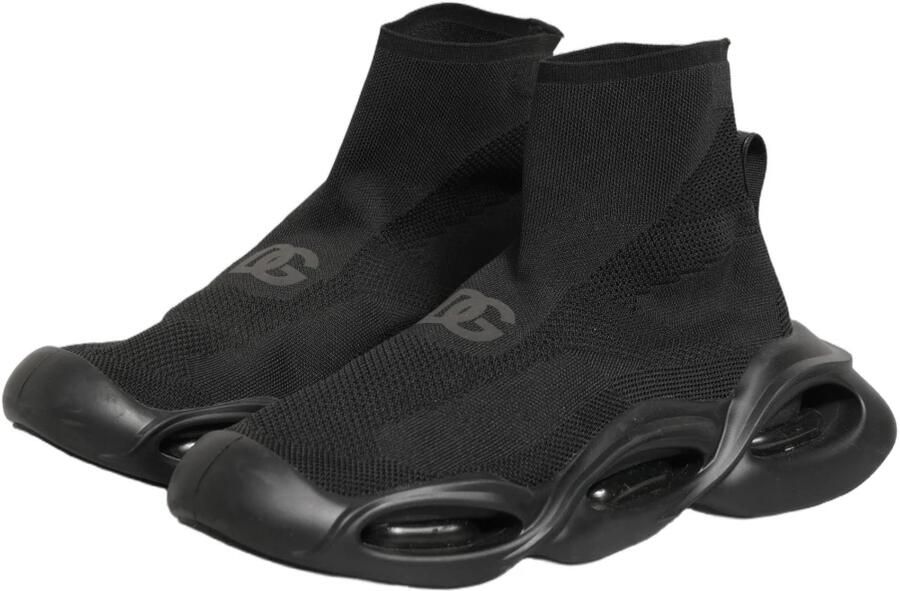 Dolce & Gabbana Slip On Wave Socks Sneakers - Foto 4