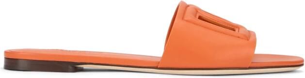 Dolce & Gabbana Sandalen met reliëflogo Orange Dames - Foto 7