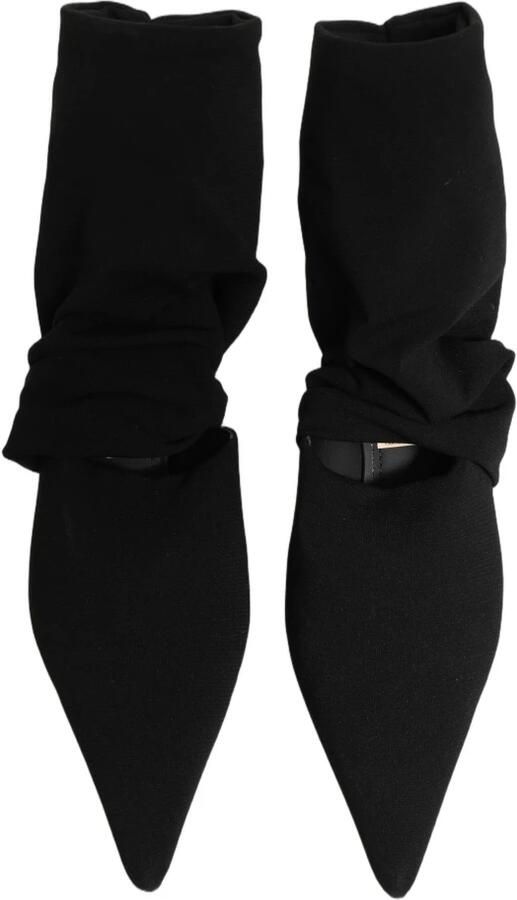 Dolce & Gabbana Slouchy Enkellaarsjes met Hak - Foto 6