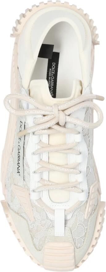 Dolce&Gabbana Sneakers Mixed-Materials N21 Slip-On Sneakers in beige - Foto 3