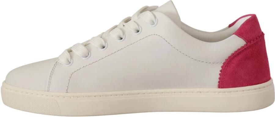 Dolce & Gabbana Prachtige Leren Lage Sneakers Met Klassieke Vetersluiting - Foto 5