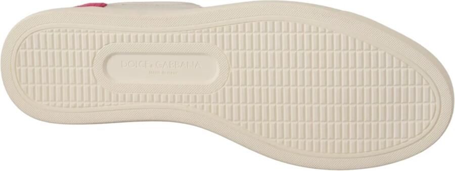 Dolce & Gabbana Prachtige Leren Lage Sneakers Met Klassieke Vetersluiting - Foto 6