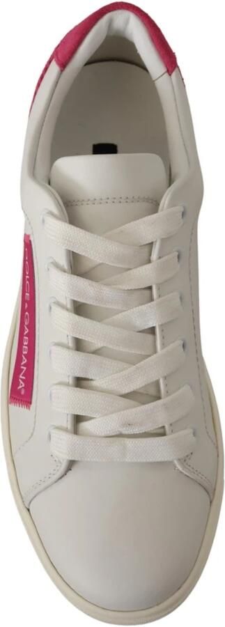 Dolce & Gabbana Prachtige Leren Lage Sneakers Met Klassieke Vetersluiting - Foto 7