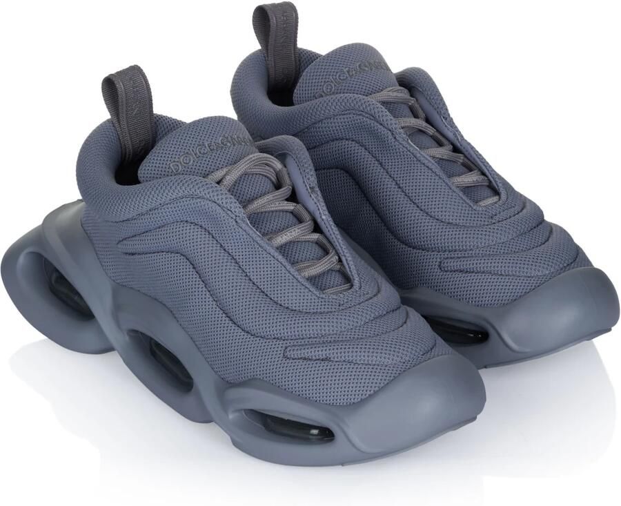 Dolce & Gabbana Witte Canvas Veterschoenen met Luchtkussen Zool - Foto 2
