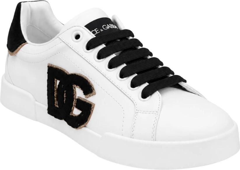 Dolce & Gabbana Leren Sneakers met Logo