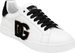 Dolce & Gabbana Leren Sneakers met Logo